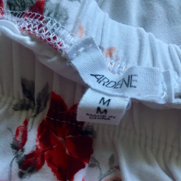 Ardene White Floral Dress Size Medium - Picture 3 of 3